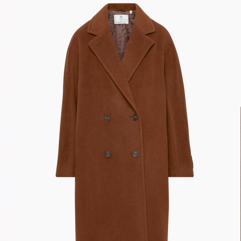 Aritzia Slouch Coat  | Brown | S